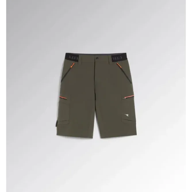 Bermuda Da Lavoro Stretch Multitasche Diadora Utility Shadow 702.182040