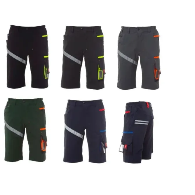 Bermuda Unisex da Lavoro Multitasche Stretch Payper Next 4W Shorts AY 7316