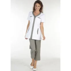 Camice da lavoro Molinel DINATFMCBCTA Donna estetista parrucchiera