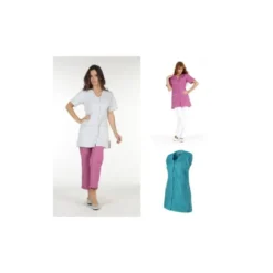 Camice da Lavoro Molinel Laurie LAURIEMCBL/BC Multitasche Benessere Sanitario Donna