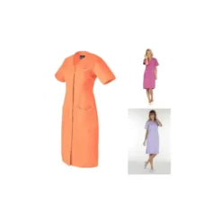 Camice da Lavoro Molinel Laurene LAURENEMCOR/B Multitasche Pulizie Donna Maniche Corte