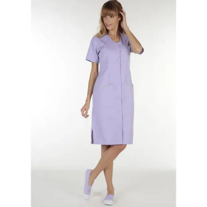 Camice da Lavoro Molinel Laurene LAURENEMCOR/B Multitasche Pulizie Donna Maniche Corte