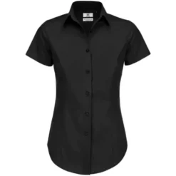 Camicia Da Lavoro Black Tie SSL Manica Corta da Donna B&C Collection - BCSWP24