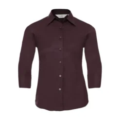 Camicia Da Lavoro con Maniche 3/4 Easy Care da Donna Russell - JE946F