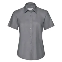 Camicia Da Lavoro Oxford Easy Care a Maniche Corte da Donna Russell - JE933F
