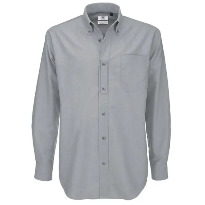 Camicia Da Lavoro Oxford LSL B&C Collection - BCSMO01