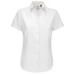 Camicia Da Lavoro Oxford Manica Corta da Donna B&C Collection - BCSWO04