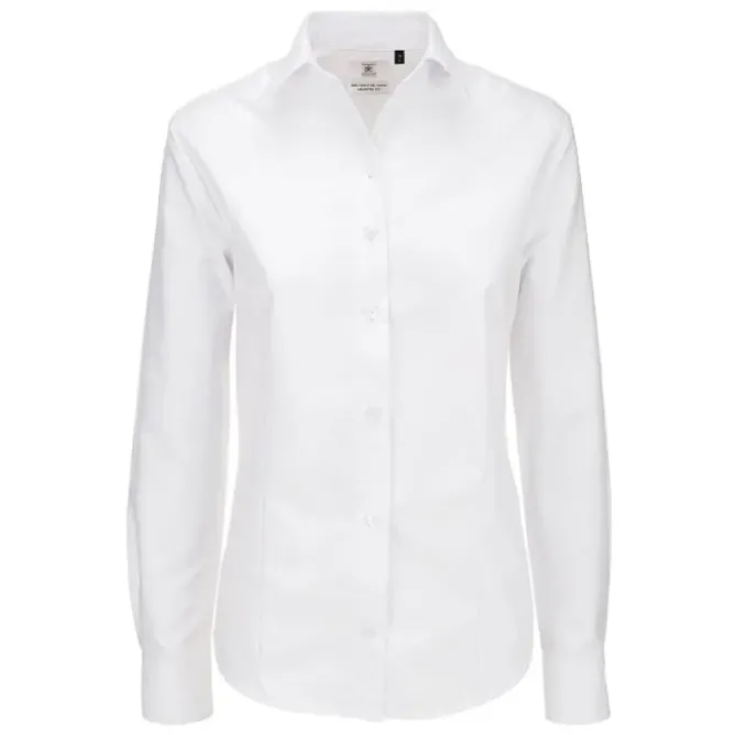 Camicia Da Lavoro Oxford Manica Lunga da Donna B&C Collection - BCSWO03