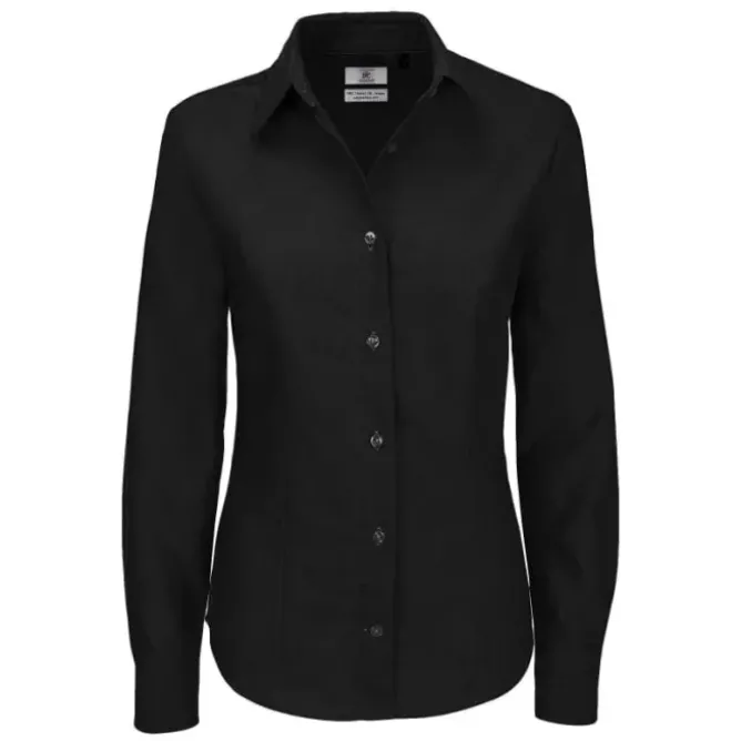 Camicia Da Lavoro Oxford Manica Lunga da Donna B&C Collection - BCSWO03