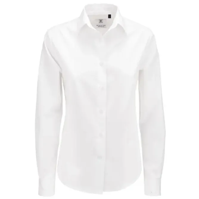 Camicia Da Lavoro Smart LSL Manica Corta da Donna B&C Collection - BCSWP63