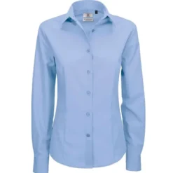 Camicia Da Lavoro Smart LSL Manica Corta da Donna B&C Collection - BCSWP63