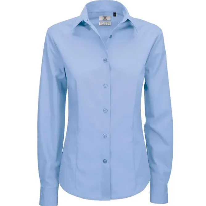 Camicia Da Lavoro Smart LSL Manica Corta da Donna B&C Collection - BCSWP63
