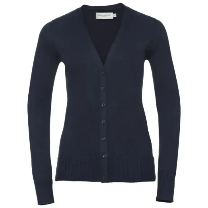 Cardigan Da Lavoro in Maglia con Scollo a V da Donna Russell - JE715F