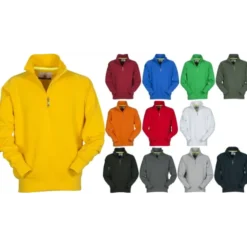 Felpa da lavoro Mezza Zip Manica e Cuciture Rinforzate Miami+ Donna - Payper MIAMI LADY+