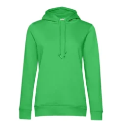 Felpa Da Lavoro Organic Hooded con Cappuccio da Donna B&C Collection - BCWW34B