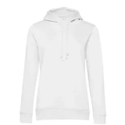 Felpa Da Lavoro Organic Hooded con Cappuccio da Donna B&C Collection - BCWW34B