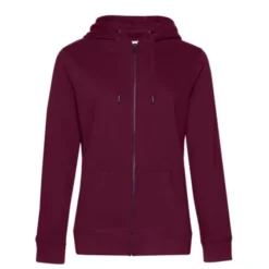 Felpa Da Lavoro Queen con Cappuccio e Zip Intera da Donna B&C Collection - BCWW03Q