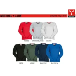 Felpa Girocollo e manica Raglan Mistral+ Donna | Payper MISTRAL LADY