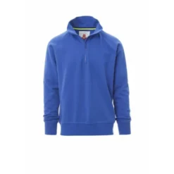 Felpa Uomo Mezza Zip Garzata Austin - Payper AY 7528