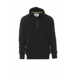Felpa Uomo Mezza Zip Garzata Austin - Payper AY 7528