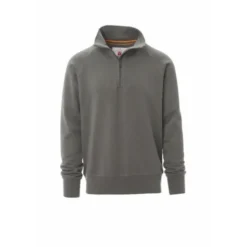 Felpa Uomo Mezza Zip Garzata Austin - Payper AY 7528