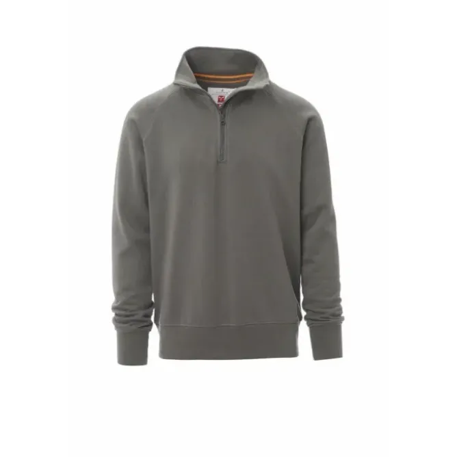 Felpa Uomo Mezza Zip Garzata Austin - Payper AY 7528