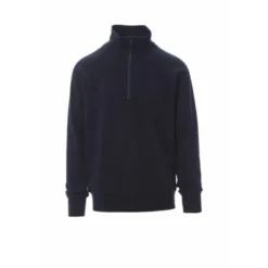 Felpa Uomo Mezza Zip Garzata Austin - Payper AY 7528