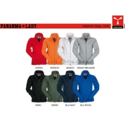 Felpa Zip Intera Panama Donna - Payper AY 7544