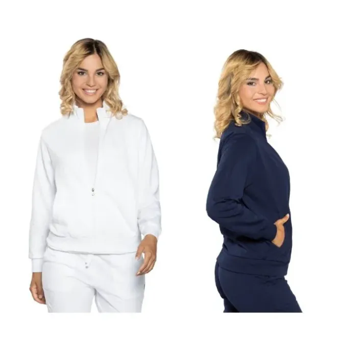 Felpa zip lunga da lavoro 100% Cotone da Donna Siggi Alexis 04MG0809/00