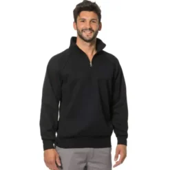 Felpe da lavoro con zip corta Logica ITA503/12-L
