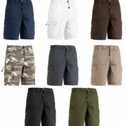 Fuori tutto - Bermuda da Lavoro 100% Cotone Multitasche Sottozero Muroa E0201 Taglia M Colore Khaki