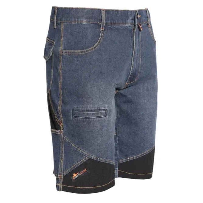 Fuori tutto - Bermuda da lavoro Extreme Issa Line 8839B Stretch estivi jeans leggeri Taglia 2XL