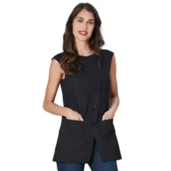 Fuori-tutto - Casacca donna smanicata Mara Horeca Siggi - 28CS1694/00-0001 Taglia M colore nero