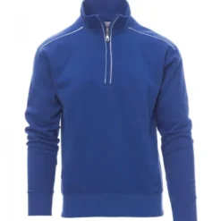 Fuori tutto - Felpa da Lavoro con Mezza Zip e Cursore in Metallo Vancouver - Payper taglia XL Royal