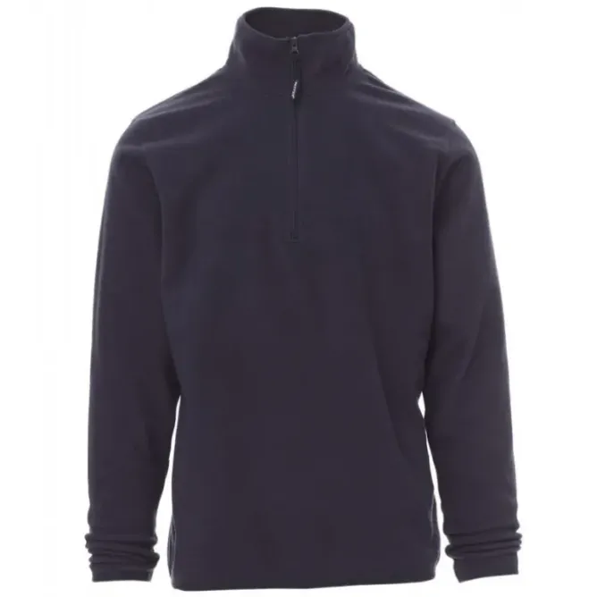 Fuori tutto -Felpa da lavoro in Micropile Leggero con Elastico nella Manica Soft+ - Payper taglia 3XL blu navy