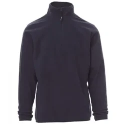 Fuori tutto -Felpa da lavoro in Micropile Leggero con Elastico nella Manica Soft+ - Payper taglia M navy