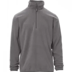 Fuori Tutto - Felpa da lavoro in Micropile Leggero con Elastico nella Manica Soft+ - Payper steel grey taglia L