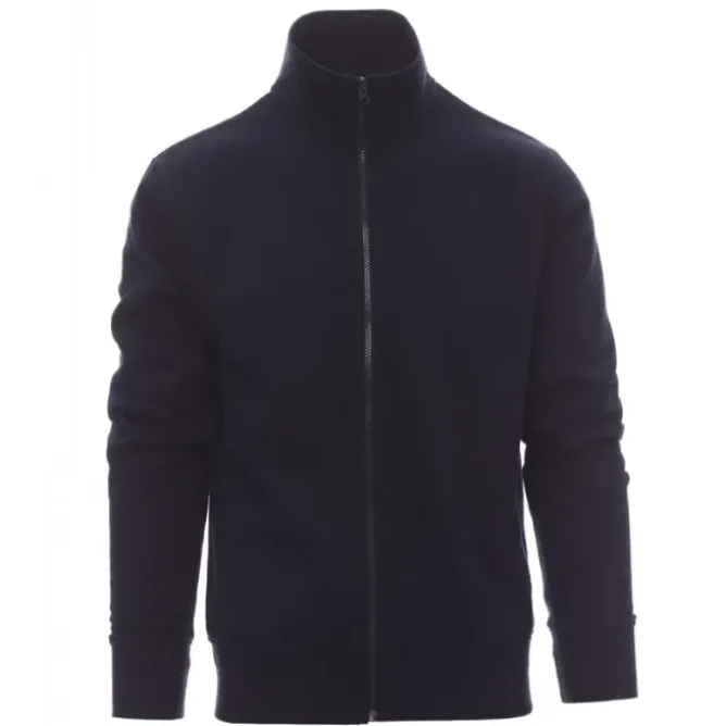 Fuori Tutto - Felpa da Uomo con Nastro di Rinforzo sul Collo Houston - Payper AY 7542 nero taglia XS