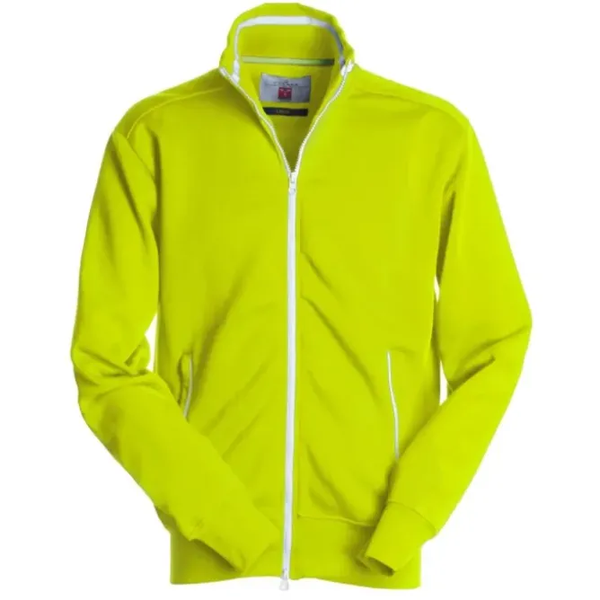 Fuori tutto -Felpa Zip Intera Sydney - Payper AY 7530 taglia L grigio melange/blu navy