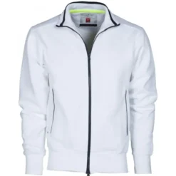 Fuori tutto -Felpa Zip Intera Sydney - Payper AY 7530 taglia L grigio melange/blu navy