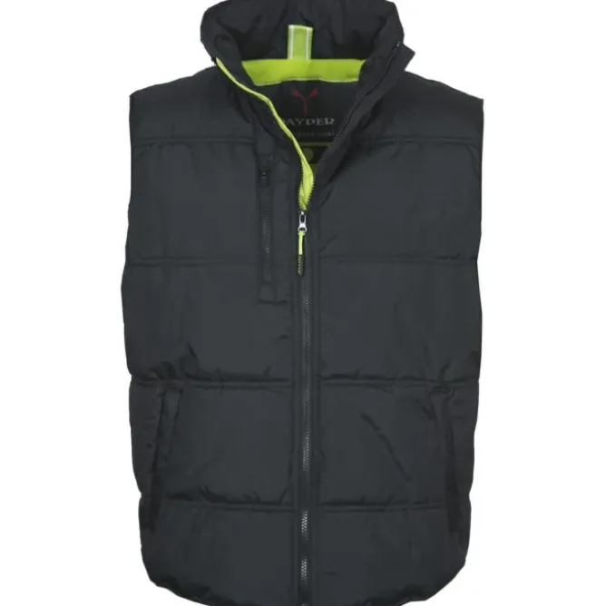 Fuori tutto -Gilet da lavoro Multitasche 100% Poliestere Daytona - Payper AY 7145 taglia M nero/giallo