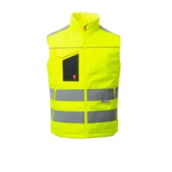 Fuori Tutto - Gilet Imbottito Unisex da lavoro Alta Visibilità Multitasche Payper Task AY 7272 giallo fluo/verde taglia XL