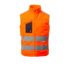 Fuori Tutto - Gilet Imbottito Unisex da lavoro Alta Visibilità Multitasche Payper Task AY 7272 giallo fluo/verde taglia XL