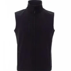 Fuori tutto - Gilet Softshell Multitasche Ergonomico a Due Strati Glasgow - Payper AY 7226 taglia L nero