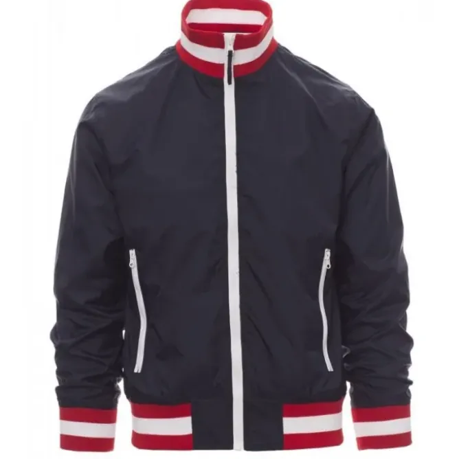 Fuori tutto -Giubbino con Interno Foderato e Colletto ITALIA Nazione United - Payper AY 7265 taglia M blu navy/italia