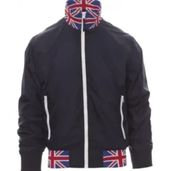 Fuori tutto -Giubbino con Interno Foderato e Colletto ITALIA Nazione United - Payper AY 7265 taglia M blu navy/italia