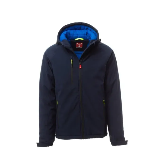 Fuori Tutto - Giubbotto da Lavoro Softshell Stretch Multitasche Payper Gale Pad AY 7224 smoke/nero taglia M