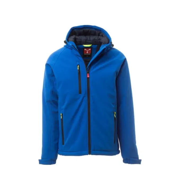 Fuori Tutto - Giubbotto da Lavoro Softshell Stretch Multitasche Payper Gale Pad AY 7224 smoke/nero taglia M