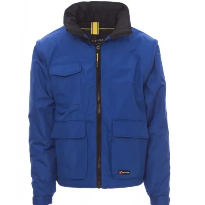 Fuori Tutto - Giubbotto da lavoro Multitasche Escape - Payper AY 7230 blu nvy/blu royal taglia S