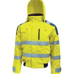 Fuori tutto - Giubbotto da Lavoro Alta Visibilità Antipioggia Multitasche U-Power Best HL160YF colore orange fluo taglia 3xl